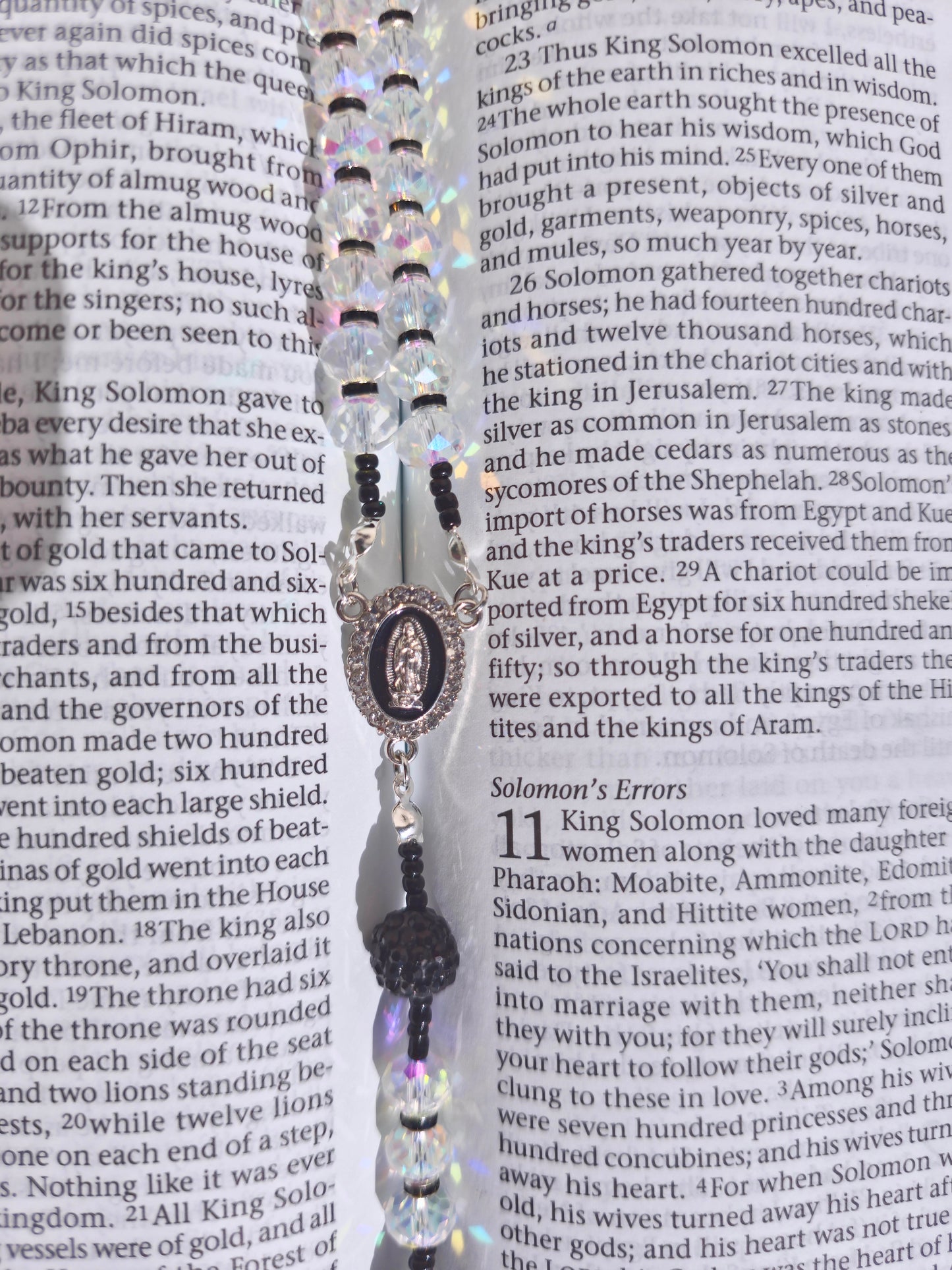 Light in the Darkness- Clear Crystal glass beads