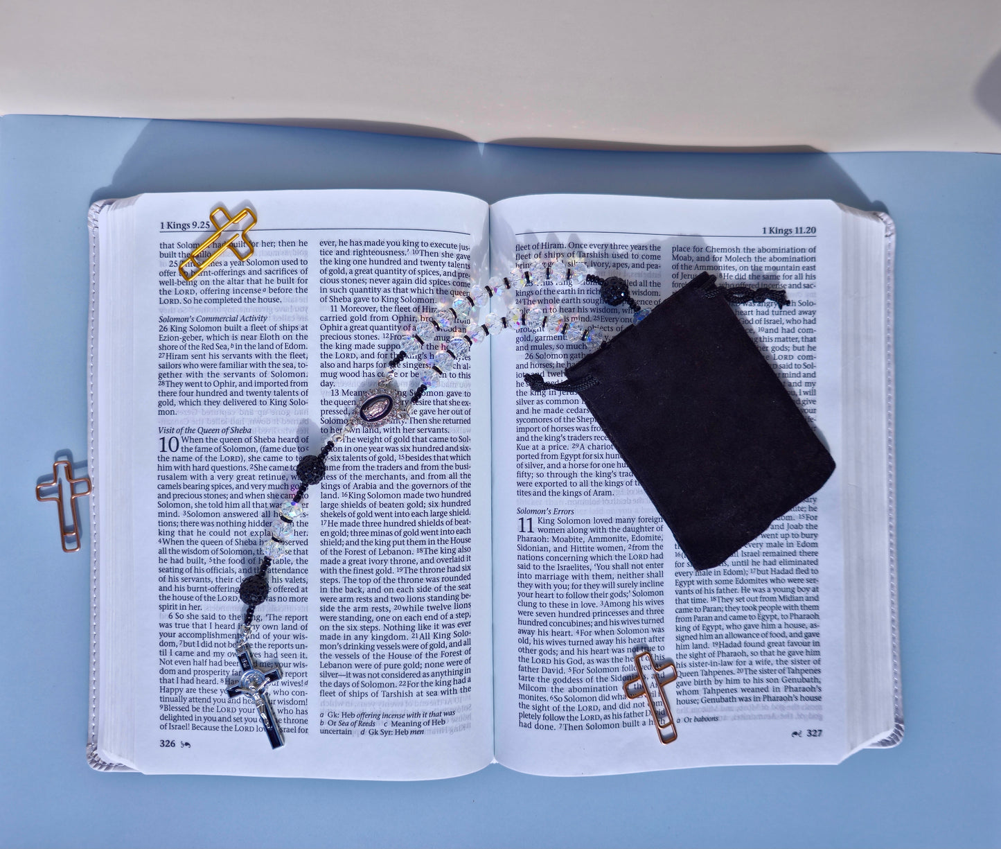 Light in the Darkness- Clear Crystal glass beads