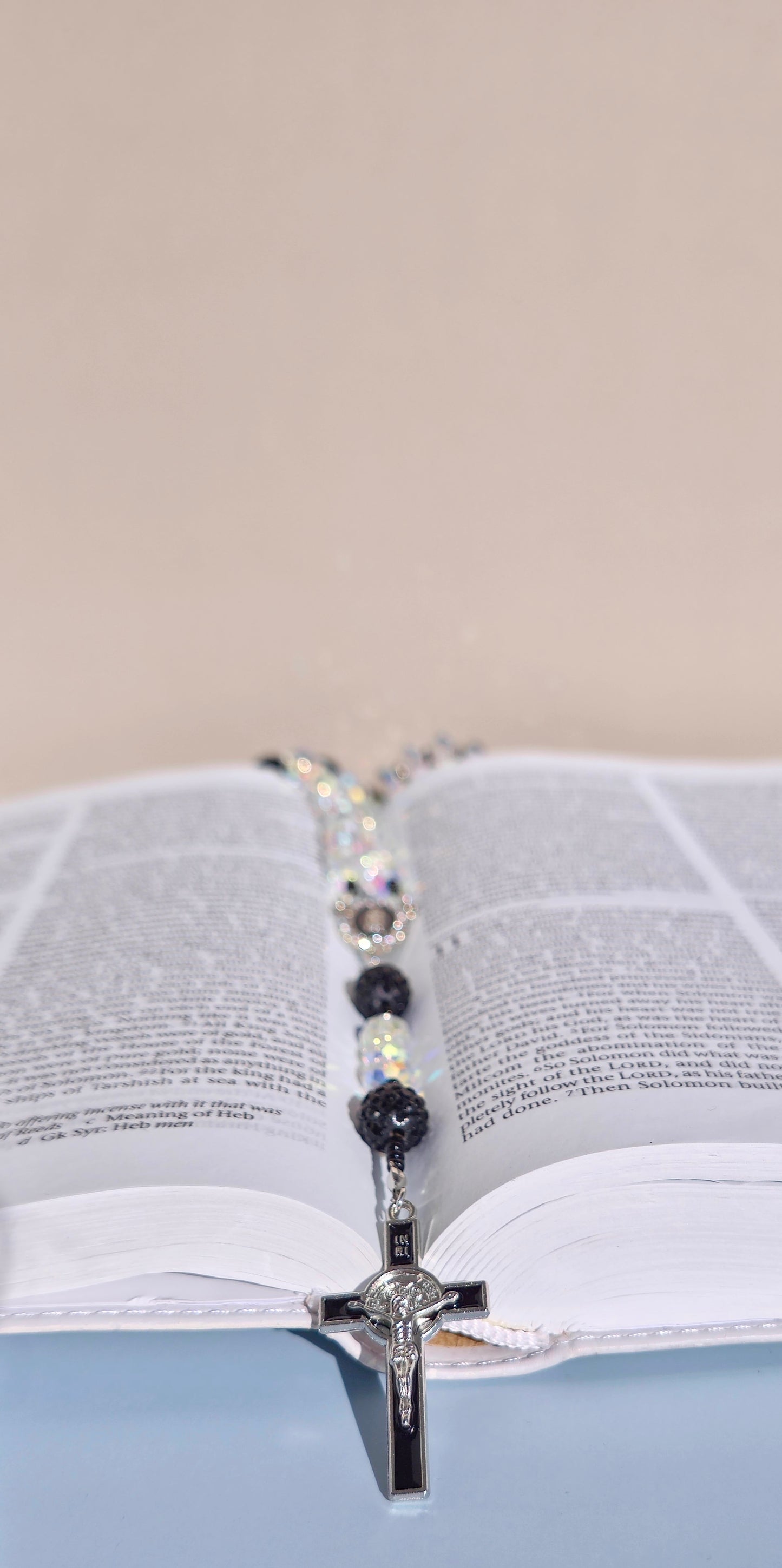 Light in the Darkness- Clear Crystal glass beads